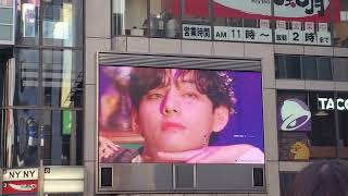 テテ　テヒョン　V  BTS  　誕生日　birthday　大阪/道頓堀　20211230