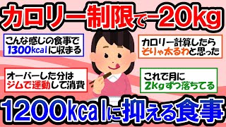 【ガルちゃん 有益トピ】この摂取カロリーを守れば痩せる。驚異の1日の食事と献立プラン！朝昼晩・間食・寝る前マネして食べるだけ｜低身長のダイエット【ゆっくり解説】