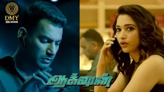 Vishal And Tamannaah Hacks The Bank Server - Action Tamil Movie | Sha Ra | Sundar C | Yogi Babu