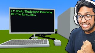 I ASKED AI TO MAKE MINECRAFT REDSTONE BUILDS AGAIN !