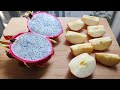 Dragon fruit and apple smoothies | Stay fit and glowing skin