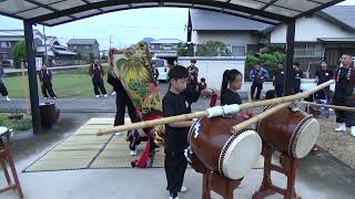 2024-10-05 山階北山獅子組　村遣い　その2