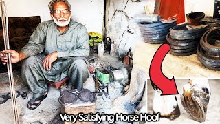 It's so amazing to see horse shoes still being handmade