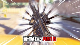 暗区突围：新栓狙AR16!