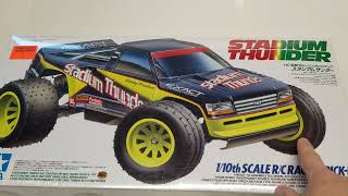 Tamiya Stadium Thunder Vintage Unboxing with Tyler p