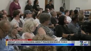 Residents voice concerns about East Lansing police and excessive force