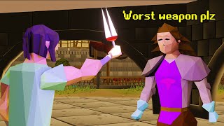 We asked players to buy us the WORST gear...Then we Fight!