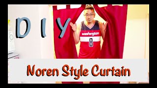 【DIY】Making Noren Styled Curtains