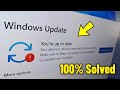 Fix Your Device is Missing Important Security Updates in Windows 11 - How To Solve Update Error 🔄✅