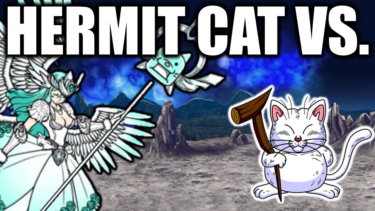 Can I Beat Itf Moon With Only Hermit Cat Battle Cats Youtube