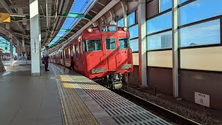 【名鉄】6028f 伊奈準急 鳴海駅 発車