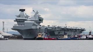 HMS Queen Elizabeth arrives in the USA | Royal Navy