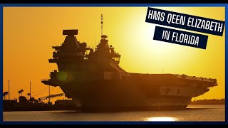 HMS Queen Elizabeth arrives in the USA | Royal Navy