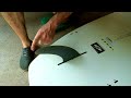 how to remove the fin from a stand up paddleboard