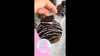 OREO COOKIES N' CREAM CHOUX CRAQUELIN | THE FLOUR GIRL