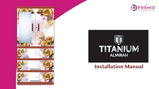 ACI Premio Titanium 3D Glass Almirah | Installation Manual | ACI Premio