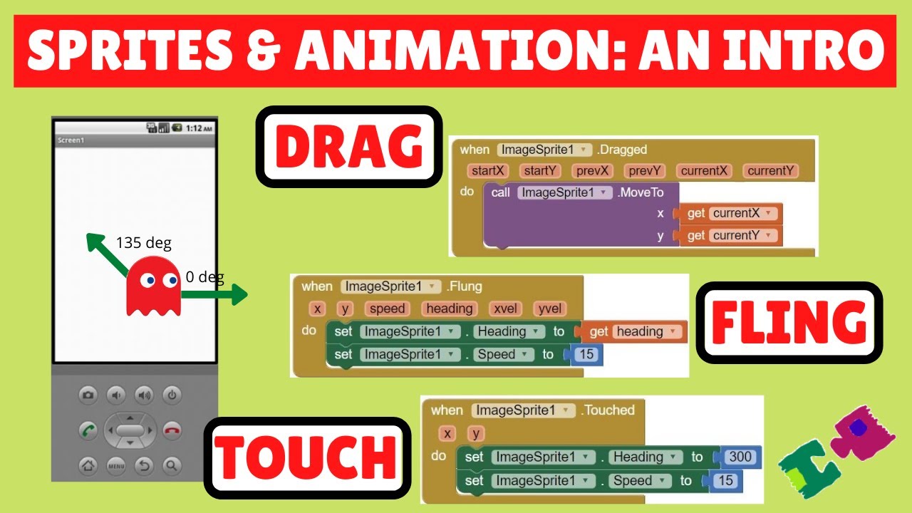 Mit App Inventor 2 Sprites And Animation An Intro Youtube