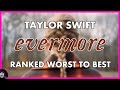 Taylor Swift - Evermore - Ranked WORST to BEST ❄️