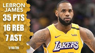LeBron James achieves a career-first in Lakers vs. Mavericks matchup | 2019-20 NBA Highlights