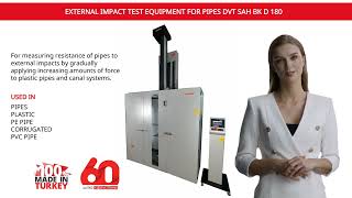 EXTERNAL IMPACT TEST EQUIPMENT FOR PIPES DVT SAH BK D 180