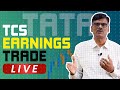 TCS Earnings Strategy Live Trade!