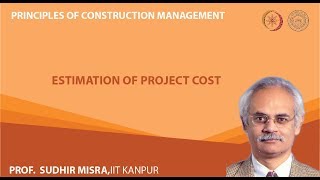 Estimation of project cost