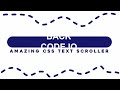 Amazing CSS Text Scroller Effect Tutorial #css #html #coding #animation #hovereffect #text #like #ui