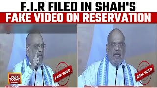 Case Filed After BJP Flags Amit Shah's Doctored Video On Scrapping Reservation