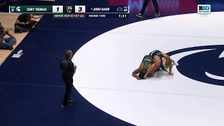 Josh Barr(PSU) vs Cory Thomas(MSU) 1/10/25 (Jeff Byers Audio)