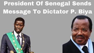 Senegalese Energetic President Challenges French Cameroun Dictator Paul Biya.