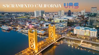 Sacramento,California 🇺🇸 ULTRA HD HDR 60 FPS Video by Drone