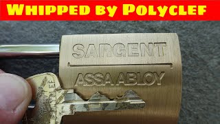 (1337) Whipped: Sargent Padlock with Hidden Trap Pin