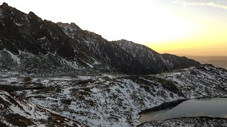 Sunrise over Hincove lakes, High Tatras