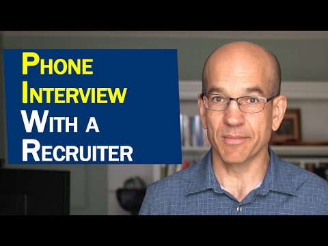 Top Phone Interview Tips – How to Pass a Phone Interview with a Recruiter