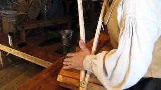 Steaming Ash and Filling Snowshoes at Ross Farm Museum