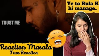 Reaction on Trust Me by MC Insane | Reaction Masala | Arpan Sharma