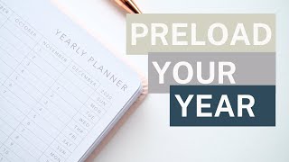 Master Your Year: The Ultimate Guide to Pre-Plan with Precision