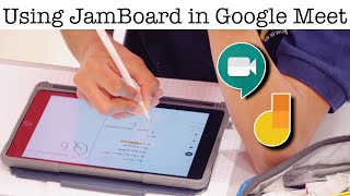 How to use a Jamboard Whiteboard in Google Meet