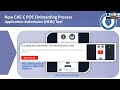 New CAE-C POC Onboarding Process