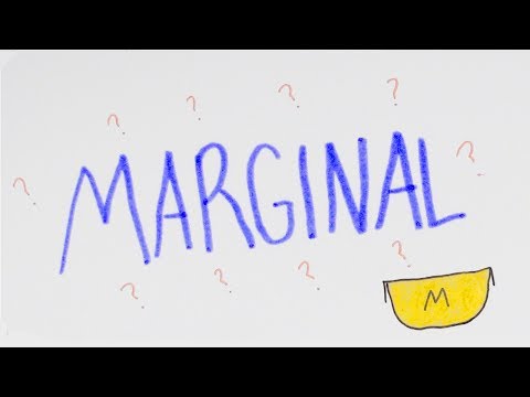 What does at the margin mean in economics?