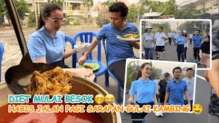 JALAN PAGI + SARAPAN BARENG TETANGGA KOMPLEK. GUYUB RUKUN SERU! | Arumi Bachsin