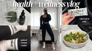 HEALTH VLOG: what I eat in a day, weight loss updates, progress pics, workouts + more!