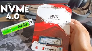 SSD NVMe M.2 da Kingston - Modelo NV3 para PCIe 4.0 - Alta velocidade e durabilidade