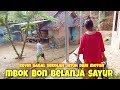 Ngevlog ibu - ibu belanja sayur,malamnya memberi pakan kambing