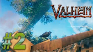 【Valheim】木を切って石を拾うだけの生活から脱却したいカラス(VRMmod)【ヴァルヘイム】