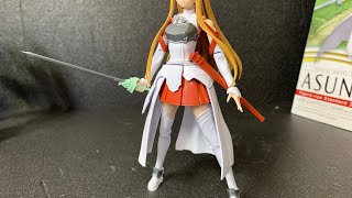 この価格でここまで！　バンダイありがとう... でも顔が... びみょ〜なんだよな〜　Figure-rise Standard 閃光のアスナ様　仮組み完成と可動やディテール、顔について