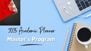 2025 Academic Planner