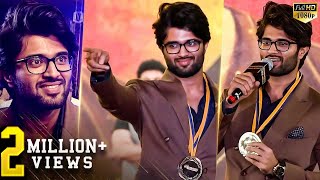 Vijay Devarakonda's Super Stylish Tamil Speech & Swag Ramp Walk - Don't Miss!! | BGM 2018