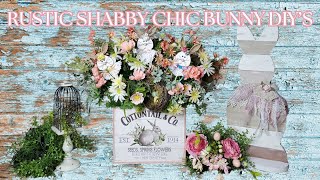 RUSTIC SHABBY CHIC BUNNY DIY'S - SPRING/EASTER DIY - WHAT WOOD YOU MAKE COLLABORATION