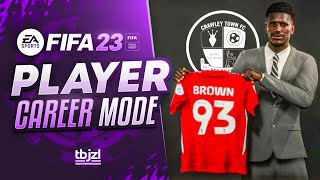 #1 TOBI BROWN IN CRAWLEY TOWN PROFESSIONAL DEBUT!! | FIFA 23 Player Career Mode